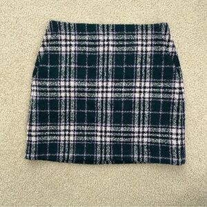 LOFT Plaid Skirt with Pockets